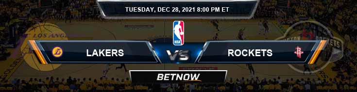 Los Angeles Lakers vs Houston Rockets 12-28-2021 NBA Picks and Previews