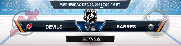 New Jersey Devils vs Buffalo Sabres 12-29-2021 Picks Betting Predictions and Preview