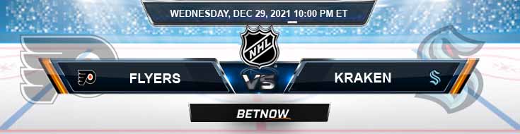 Philadelphia Flyers vs Seattle Kraken 12-29-2021 Betting Preview Spread and Game Analysis