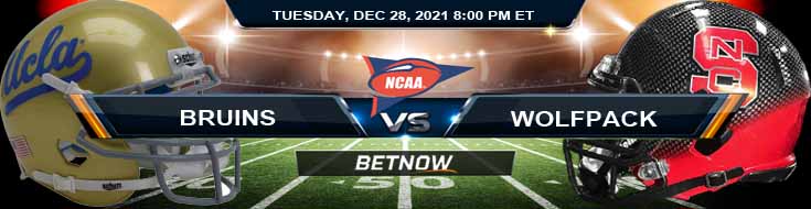 SDCCU Holiday Bowl Betting Predictions UCLA Bruins vs NC State Wolfpack 12-28-2021