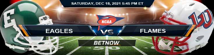 Saturday's Top Betting Spread for LendingTree Bowl Eastern Michigan Eagles vs Liberty Flames 12-18-2021