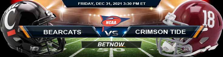 Top Betting Preview for Goodyear Cotton Bowl's Cincinnati Bearcats vs Alabama Crimson Tide 12-31-2021