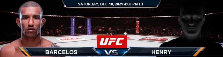 UFC Fight Night 199 Barcelos vs Henry 12-18-2021 Fight Analysis Predictions and Forecast