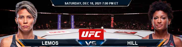 UFC Fight Night 199 Lemos vs Hill 12-18-2021 Forecast Tips and Analysis