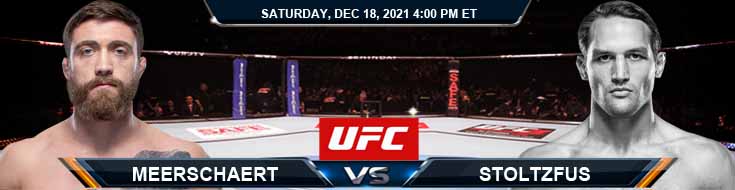 UFC Fight Night 199 Meerschaert vs Stoltzfus 12-18-2021 Tips Odds and Predictions