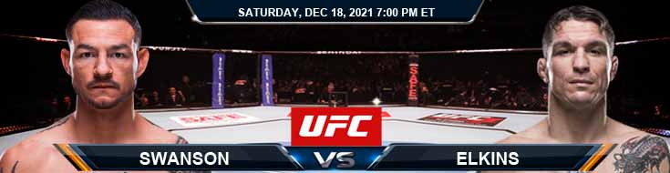 UFC Fight Night 199 Swanson vs Elkins 12-18-2021 Predictions Previews and Tips