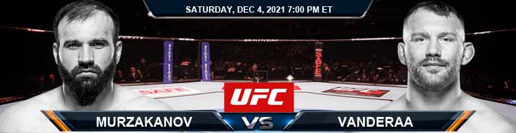 UFC on ESPN 31 Murzakanov vs Vanderaa 12-04-2021 Forecast Tips and Analysis
