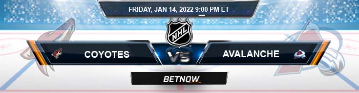 Arizona Coyotes vs Colorado Avalanche 01-14-2022 Betting Preview Spread and Game Analysis