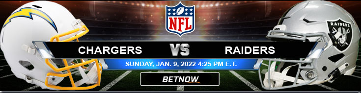 BetNow's Top Gambling Odds for Los Angeles Chargers vs Las Vegas Raiders 01-09-2022