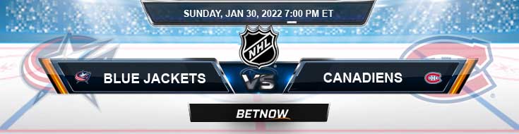 Columbus Blue Jackets vs Montreal Canadiens 01-30-2022 Spread Game Analysis and Tips
