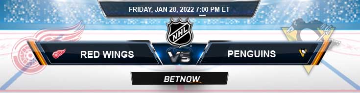 Detroit Red Wings vs Pittsburgh Penguins 01-28-2022 Forecast Analysis and Odds