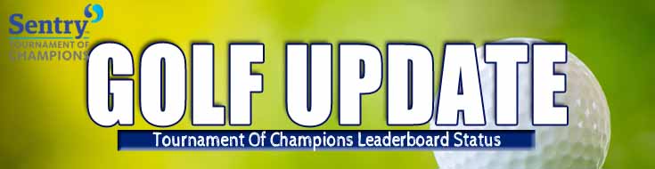 Golf Update Tournament Of Champions Leaderboard Status
