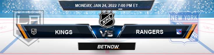 Los Angeles Kings vs New York Rangers 01-24-2022 Forecast Analysis and Odds