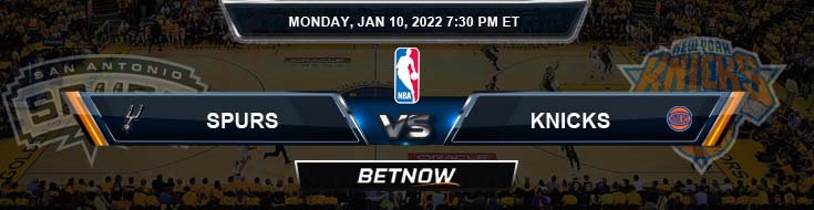 San Antonio Spurs vs New York Knicks 1-10-2022 NBA Spread and Picks