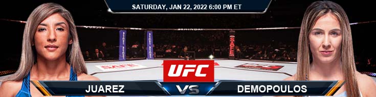 UFC 270 Gomez Juarez vs Demopoulos 01-22-2022 Predictions Preview and Spread