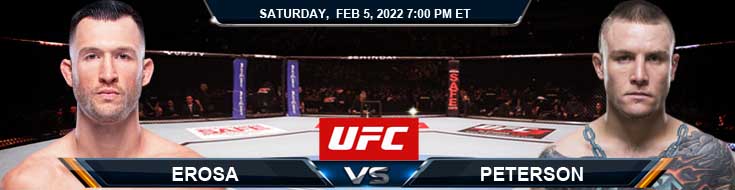 UFC Fight Night 200 Erosa vs Peterson 02-05-2022 Picks Predictions and Preview