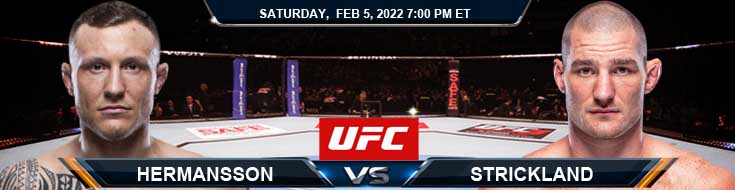 UFC Fight Night 200 Hermansson vs Strickland 02-05-2022 Fight Analysis Preview and Predictions