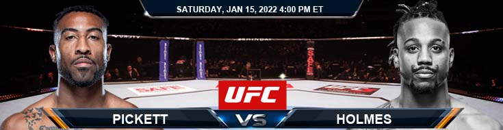 UFC on ESPN 32 Pickett vs Holmes 01-15-2022 Picks Predictions and Preview