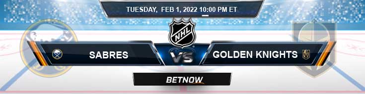 Buffalo Sabres vs Vegas Golden Knights 02-01-2022 Odds Picks and Predictions