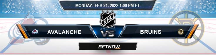 Colorado Avalanche vs Boston Bruins 02-21-2022 Best Predictions Preview and Betting Spread