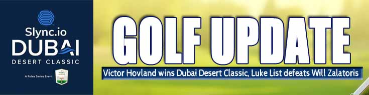 Golf Update Victor Hovland Wins Dubai Desert Classic Luke List Defeats Will Zalatoris