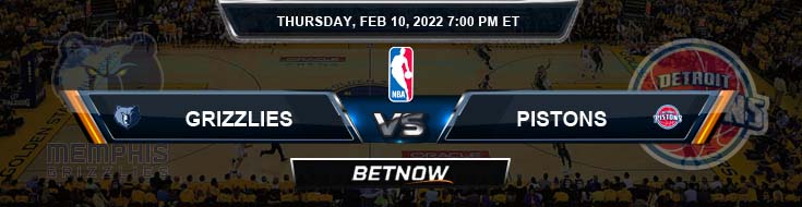 Memphis Grizzlies vs Detroit Pistons 2-10-2022 Spread Picks and Previews