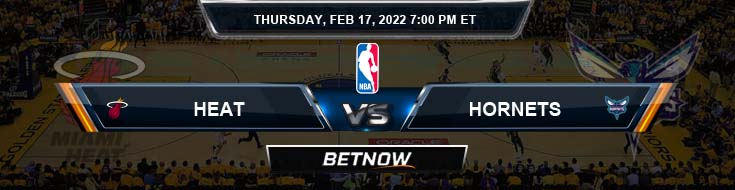 Miami Heat vs Charlotte Hornets 2-17-2022 NBA Previews and Prediction