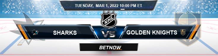 San Jose Sharks vs Vegas Golden Knights 03-01-2022 Betting Tips Forecast and Best Analysis