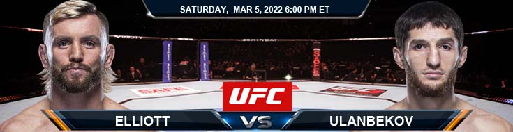 UFC 272 Elliot vs Ulanbekov 03-05-2022 Fight Analysis Spread and Best Forecast
