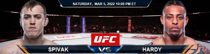 UFC 272 Spivak vs Hardy 03-05-2022 Analysis Odds and Picks