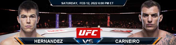 UFC Fight 271 Hernandez vs Carneiro 02-12-2022 Odds Forecast and Preview