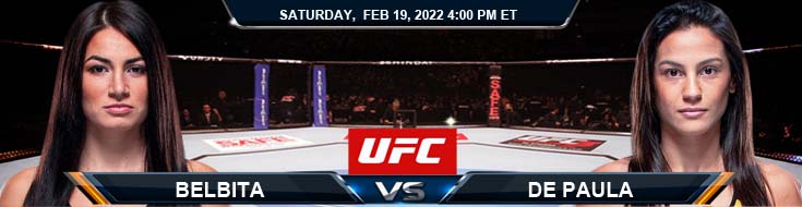 UFC Fight Night 201 Belbita vs de Paula 02-19-2022 Forecast Preview and Spread