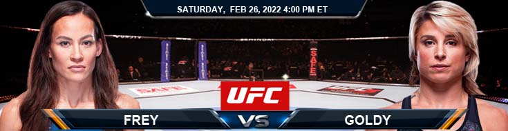 UFC Fight Night 2022 Frey vs Goldy 02-26-2022 Favorite Odds Picks and Betting Predictions