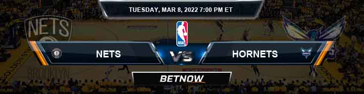 Brooklyn Nets vs Charlotte Hornets 3-8-2022 Spread Picks and Prediction