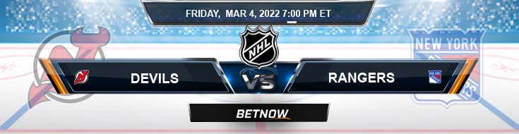 New Jersey Devils vs New York Rangers 03-04-2022 Best Tips Forecast and Betting Analysis