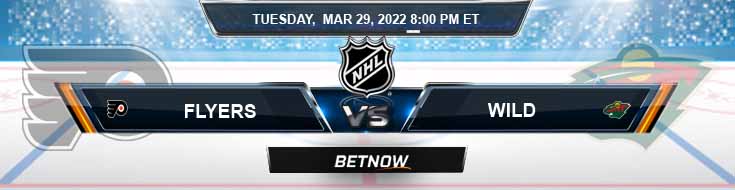 Philadelphia Flyers vs Minnesota Wild 03-29-2022 Betting Forecast Analysis and Best Odds
