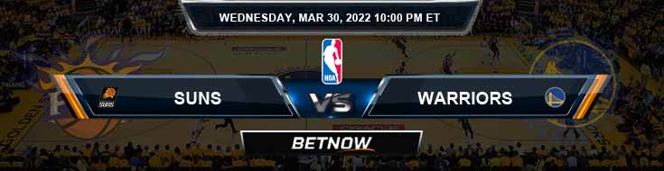 Phoenix Suns vs Golden State Warriors 3-30-2022 NBA Spread and Picks