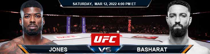 UFC Fight Night 203 Jones vs Basharat 03-12-2022 Fight Spread Picks and Predictions