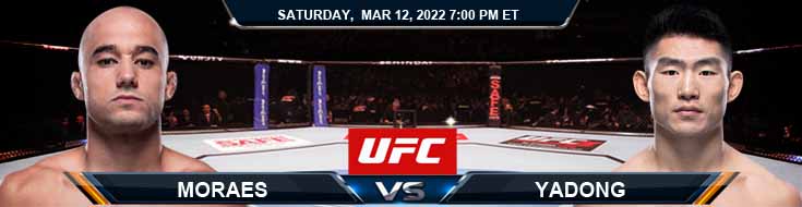 UFC Fight Night 203 Moraes vs Yadong 03-12-2022 Fight Predictions Tips and Preview