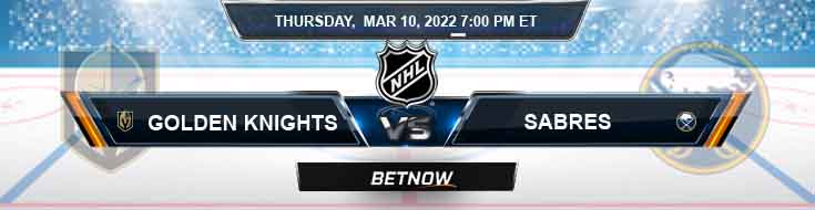 Vegas Golden Knights vs Buffalo Sabres 03-10-2022 Forecast Analysis and Odds