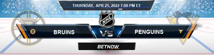 Boston Bruins vs Pittsburgh Penguins 04-21-2022 Spread Game Analysis and Tips