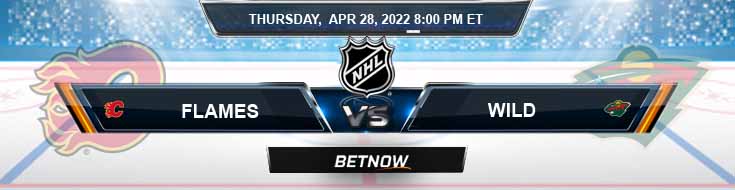 Calgary Flames vs Minnesota Wild 04-28-2022 Predictions Preview and Spread