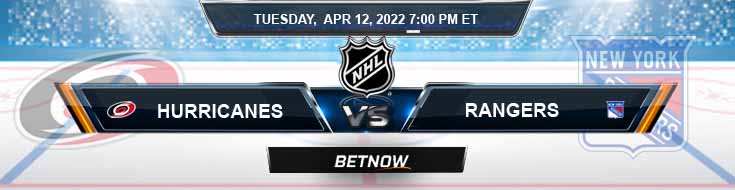 Carolina Hurricanes vs New York Rangers 04-12-2022 Favorite Predictions Preview and Betting Spread