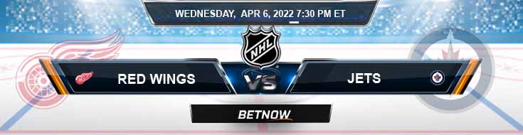 Detroit Red Wings vs Winnipeg Jets 04-06-2022 Predictions Preview and Spread