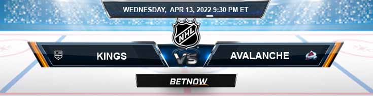 Los Angeles Kings vs Colorado Avalanche 04-13-2022 Analysis Odds and Picks
