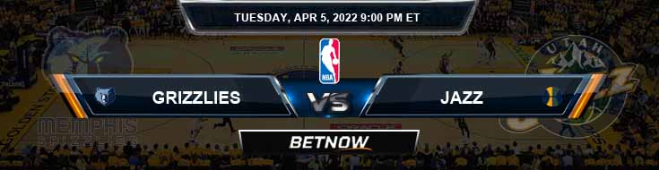 Memphis Grizzlies vs Utah Jazz 4-5-2022 Picks Previews and Prediction