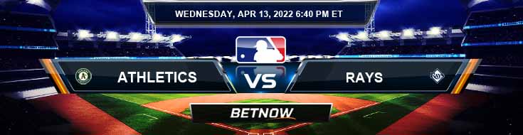 Oakland Athletics vs Tampa Bay Rays 04-13-2022 Baseball Picks Game Preview and Spread