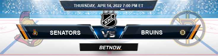 Ottawa Senators vs Boston Bruins 04-14-2022 Betting Predictions Preview and Hockey Spread
