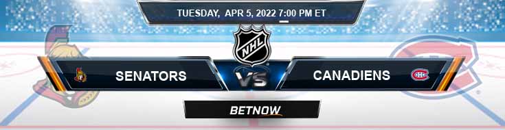 Ottawa Senators vs Montreal Canadiens 04-05-2022 Game Analysis Tips and Betting Forecast