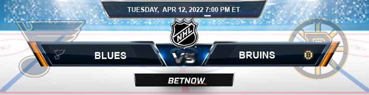 St. Louis Blues vs Boston Bruins 04-12-2022 Preview Spread and Game Analysis